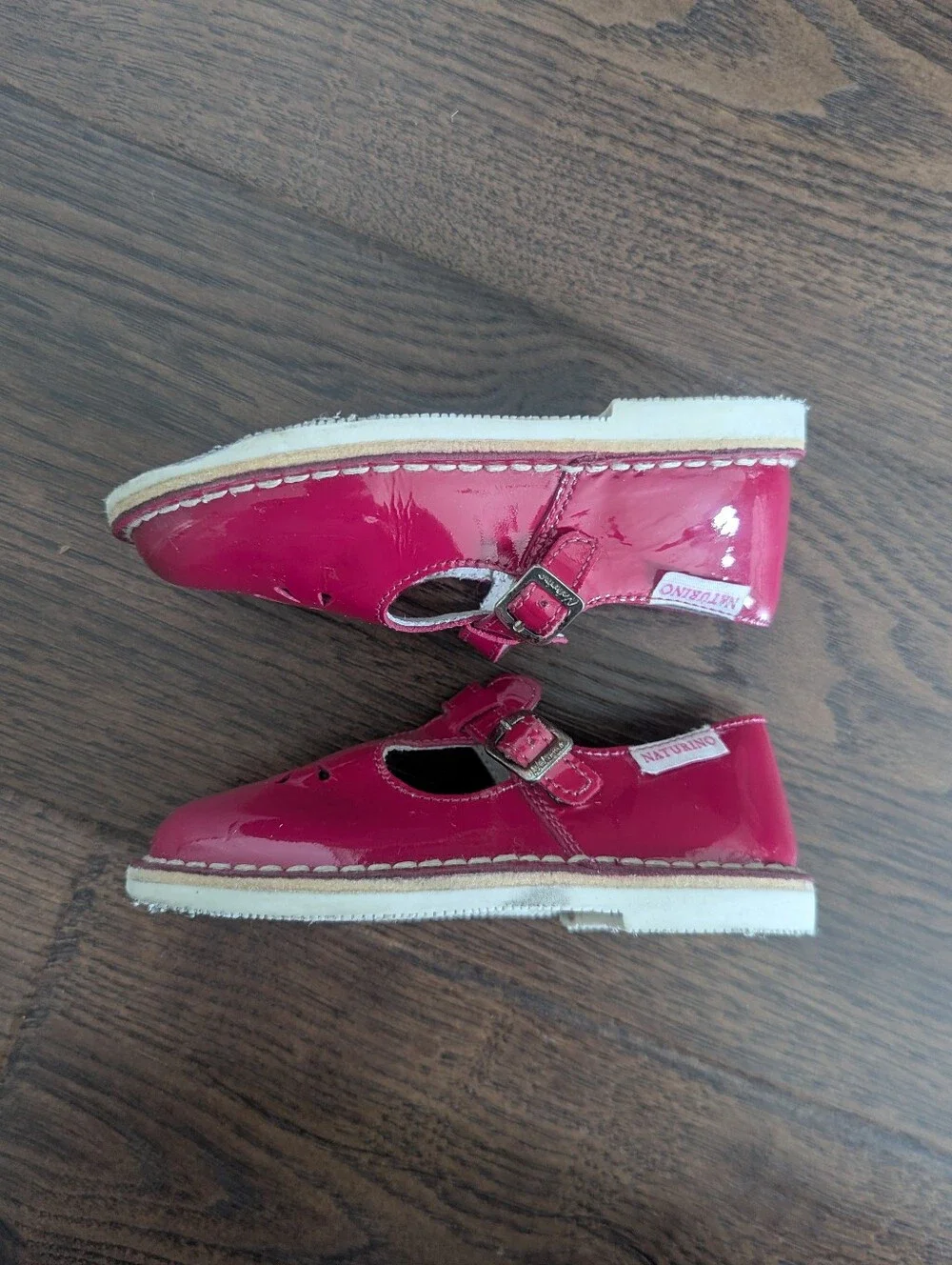Naturino Pink Patent Mary Jane Girls Shoes